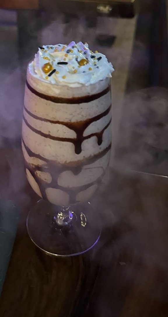 Food or drink served at Moonbeam Lounge