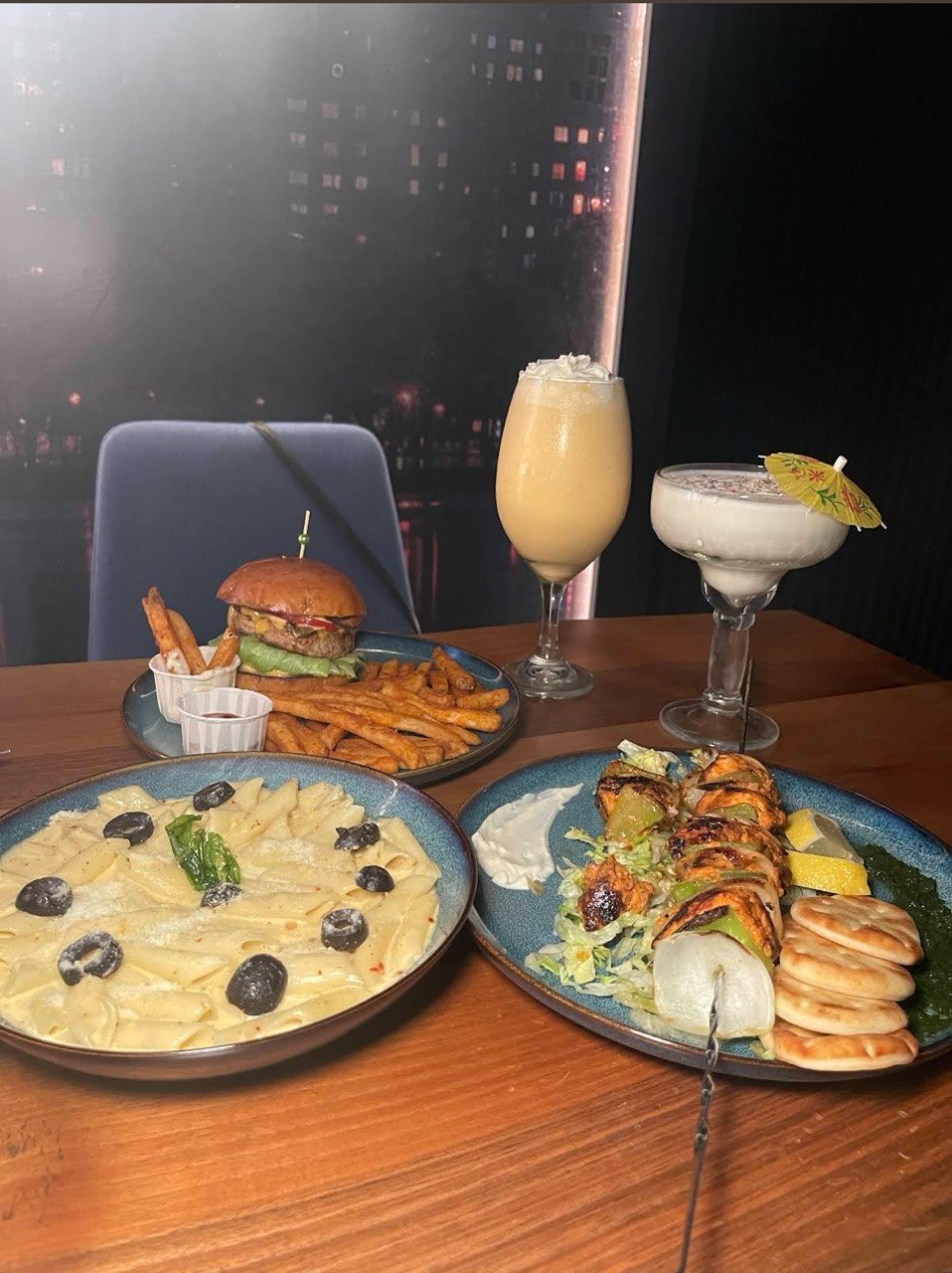 Food or drink served at Moonbeam Lounge